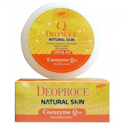 Питательный крем DEOPROCE Natural Skin Coenzyme Q10 Nourishing Cream